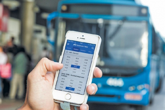 Aplicativo de ônibus em tempo real