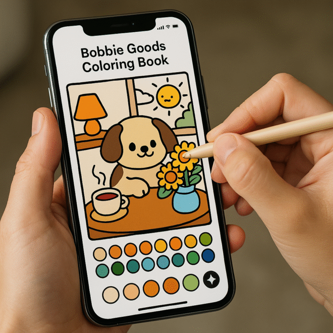 Aplicativo de Colorir com Bobbie Goods